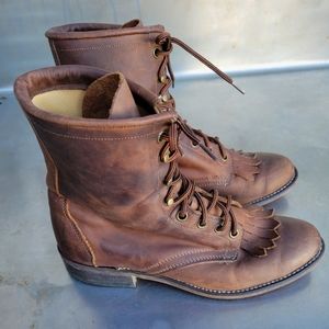 Laredo Kiltie Roper Boots 8½